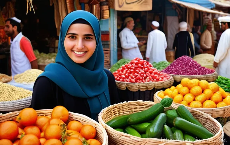 지역개발 업무 사례 정리 - **Prompt:** A vibrant, sun-drenched scene in a close-knit Arab village. A diverse group of people, i...
