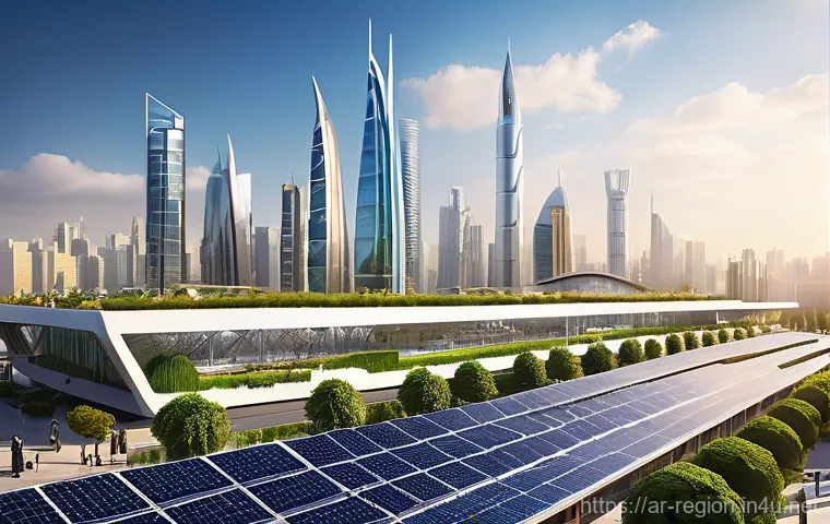 지역개발 관련 전공 대학 추천 - **Prompt 1: A Thriving, Sustainable Arab Smart City**
    "A vibrant, wide-angle shot of a futuristi...
