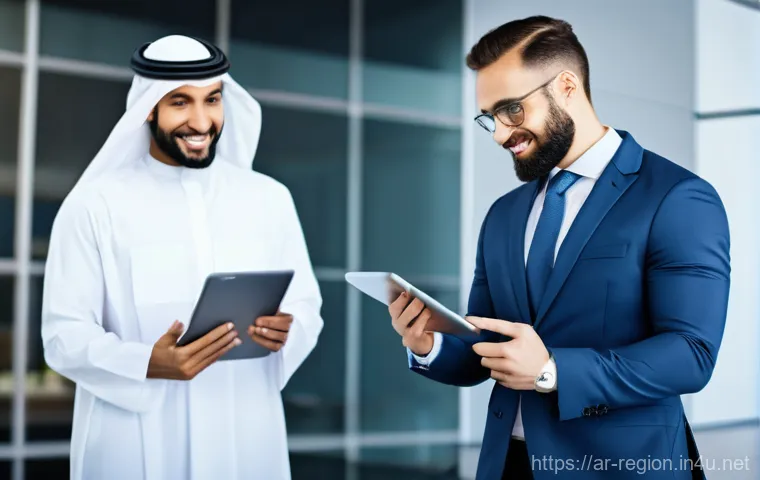 지역개발 자격증과 석사 과정 비교 - **Prompt:** A young, ambitious Arab man in his late 20s, dressed in smart business casual attire, st...